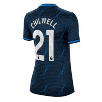 Chelsea Ben Chilwell #21 Auswärtstrikot Frauen 2023-24 Kurzarm